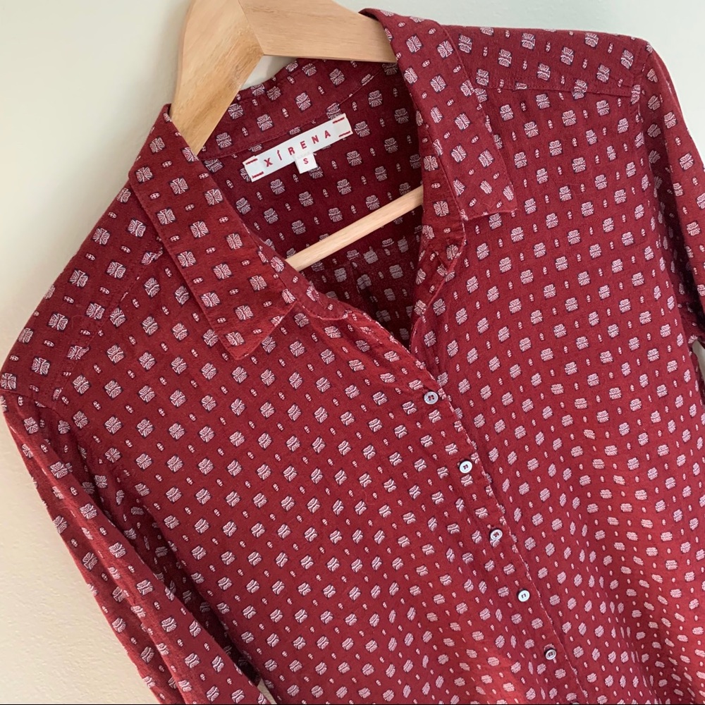 ♥️ Xirena - Patterned blouse ♥️ - Picture 2 of 3